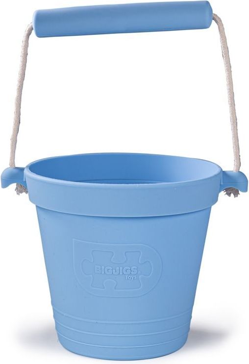 Bigjigs Toys Plážový kyblíček světle modrý - obrázek 1