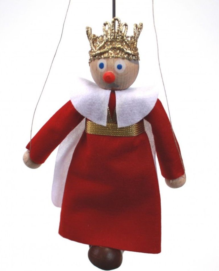 Gerlich Dřevěná loutka Král Ferdinand - obrázek 1