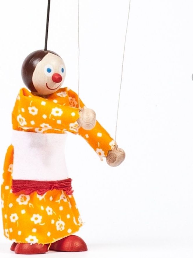 Gerlich Dřevěná loutka Maminka Boženka - obrázek 1