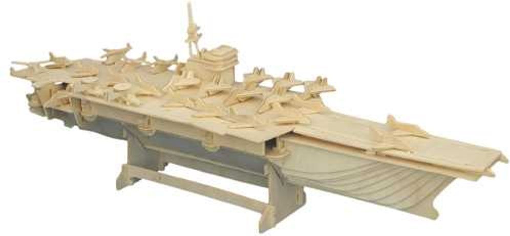 Woodcraft construction kit Woodcraft Dřevěné 3D puzzle letadlová loď - obrázek 1
