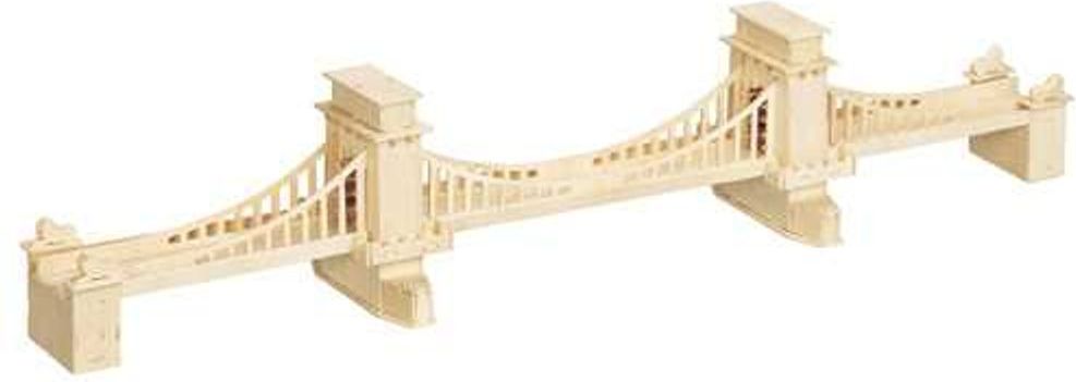 Woodcraft construction kit Woodcraft Dřevěné 3D puzzle Manhattan Bridge most - obrázek 1