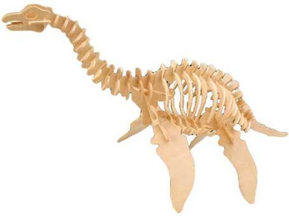 Woodcraft construction kit Woodcraft Dřevěné 3D puzzle velký Plesiosaurus - obrázek 1