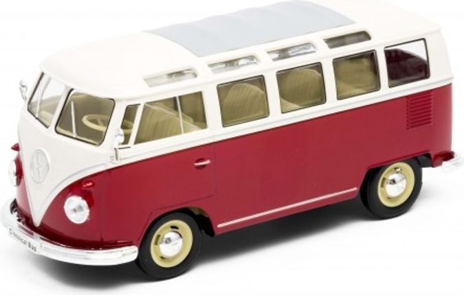 Welly Volkswagen T1 Bus (1963) model 1:24 červený - obrázek 1