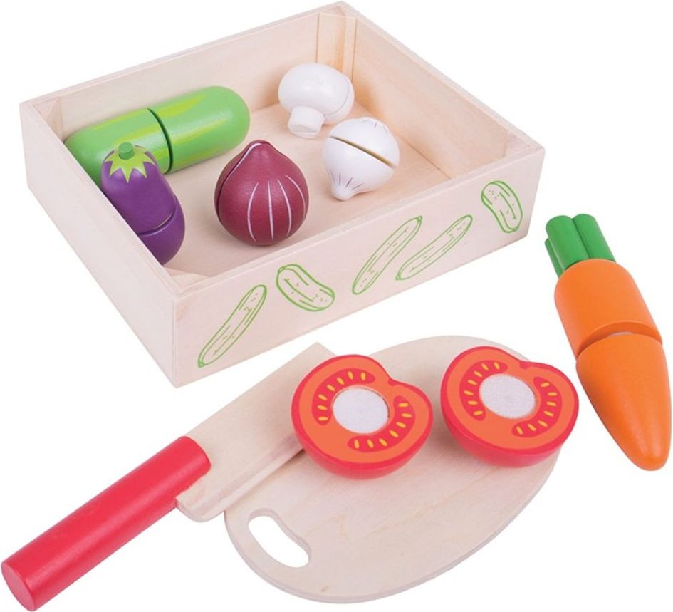 Bigjigs Toys Krájecí zeleniny v krabičce - obrázek 1