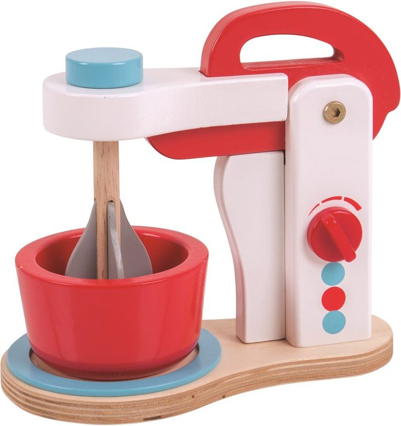 Bigjigs Toys Dřevěný kuchyňský robot - obrázek 1