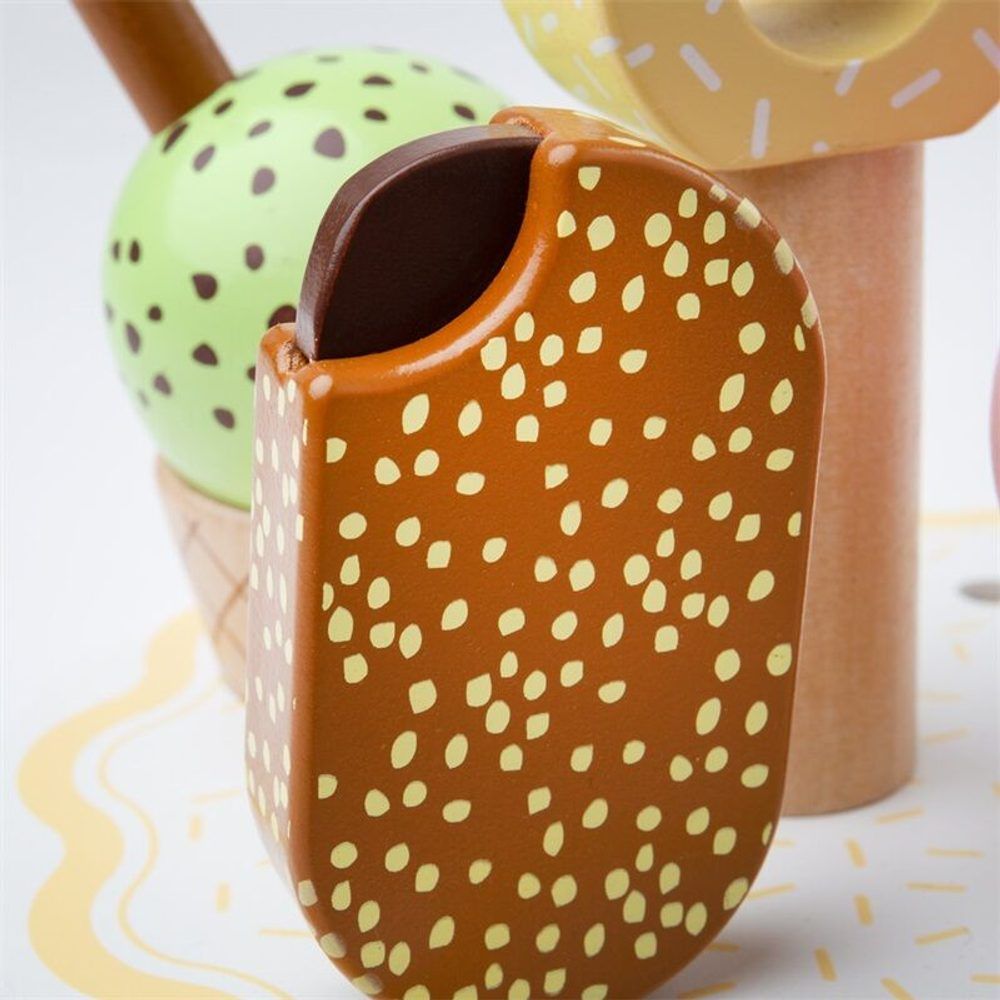 Bigjigs Toys Dřevěný stojan se sladkými dobrotami - poškozený obal - obrázek 2