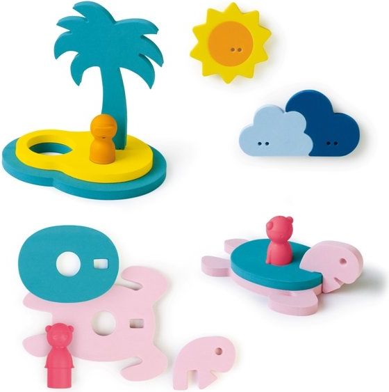 QUUTopia Ostrov pokladů - Puzzle do vody 3D - obrázek 1
