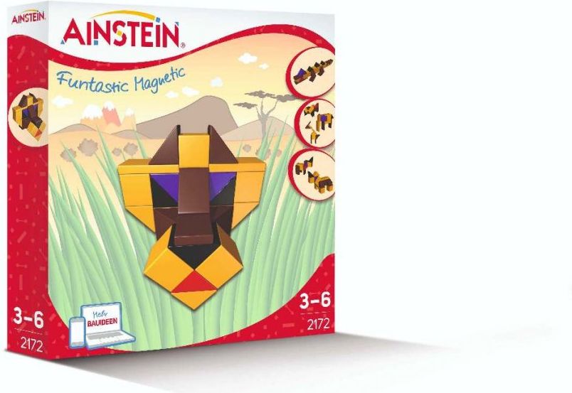 AINSTEIN African Animals, Magnetická stavebnice - obrázek 1