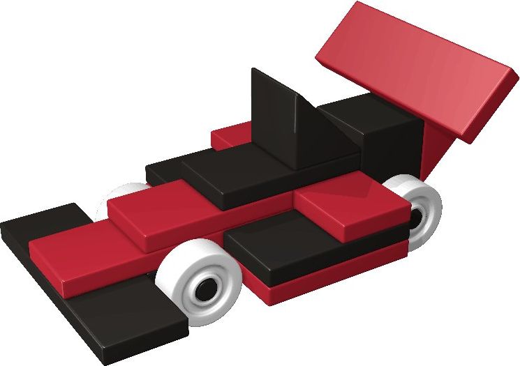 AINSTEIN Cool Cars, Magnetická stavebnice - obrázek 4