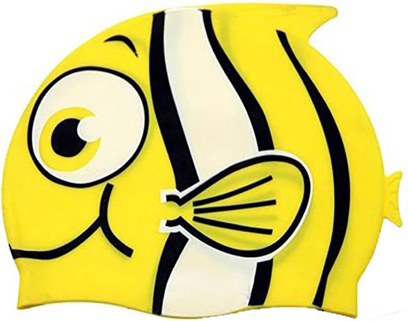 Dětská plavecká čepice RAS rybka žlutá - obrázek 1