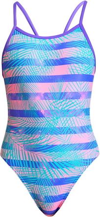 Dívčí plavky Funkita Pastel Palm Velikosti 8 let - obrázek 3
