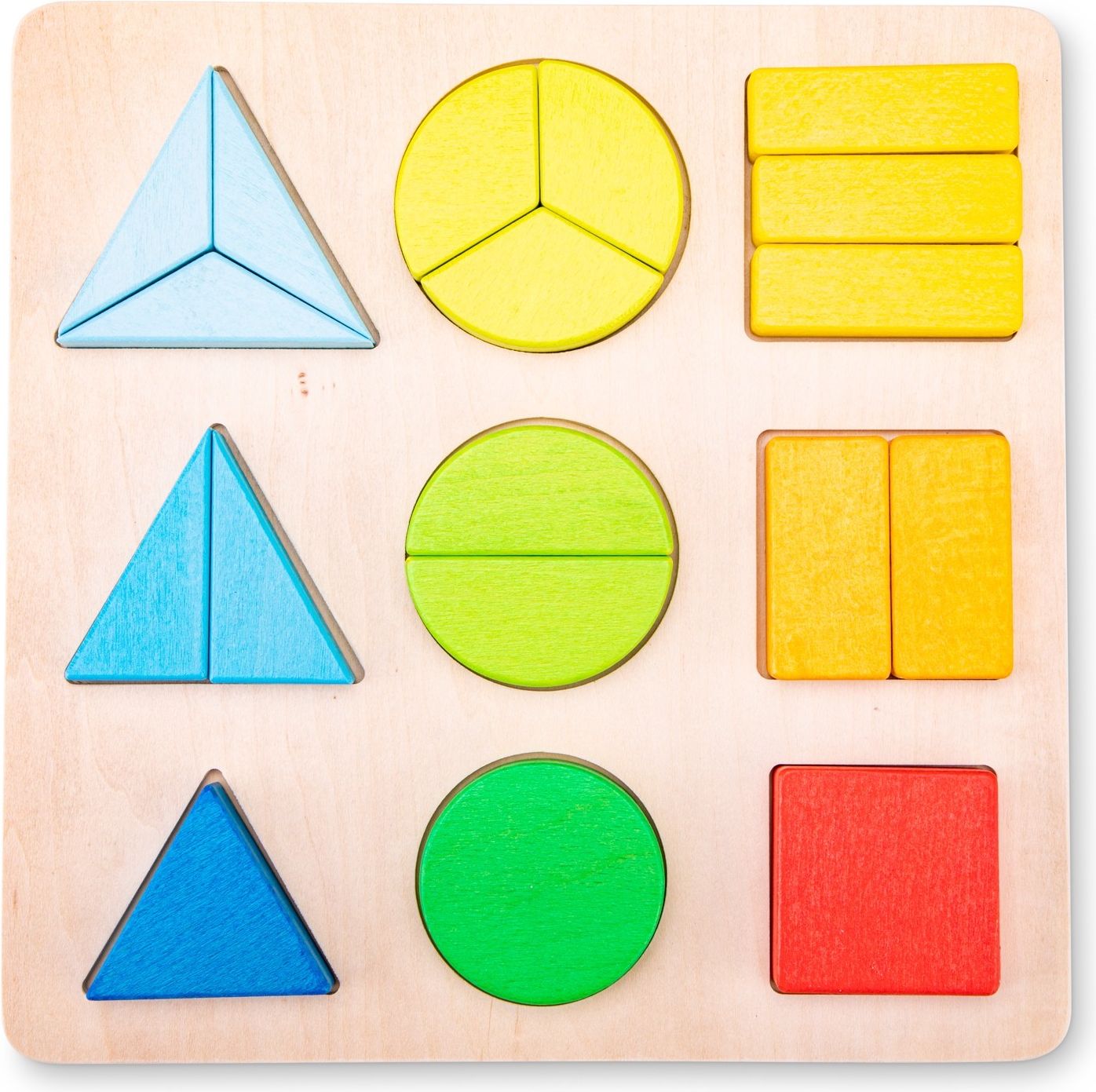 New Classic Toys Dřevěná puzzle deska geometrické tvary - obrázek 1