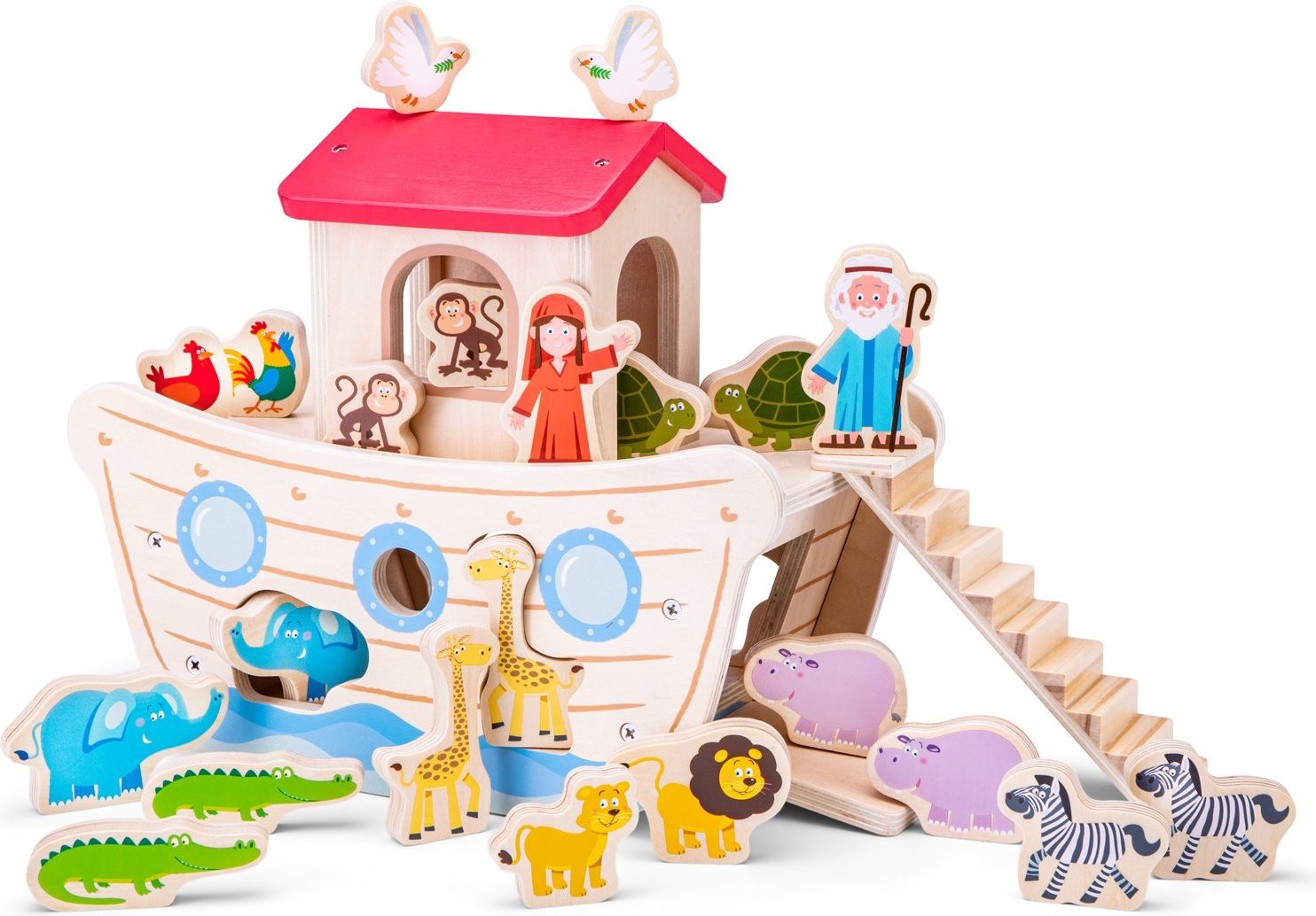 New Classic Toys Dřevěná Noemova archa - obrázek 1
