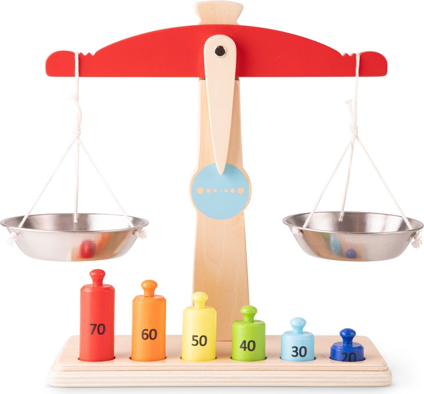 New Classic Toys Dřevěná váha se závažím - obrázek 1