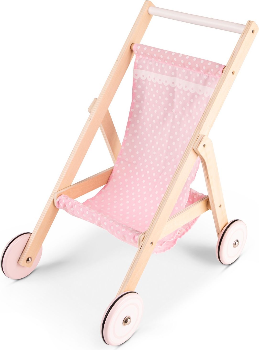 New Classic Toys Růžový kočárek pro panenky - obrázek 2