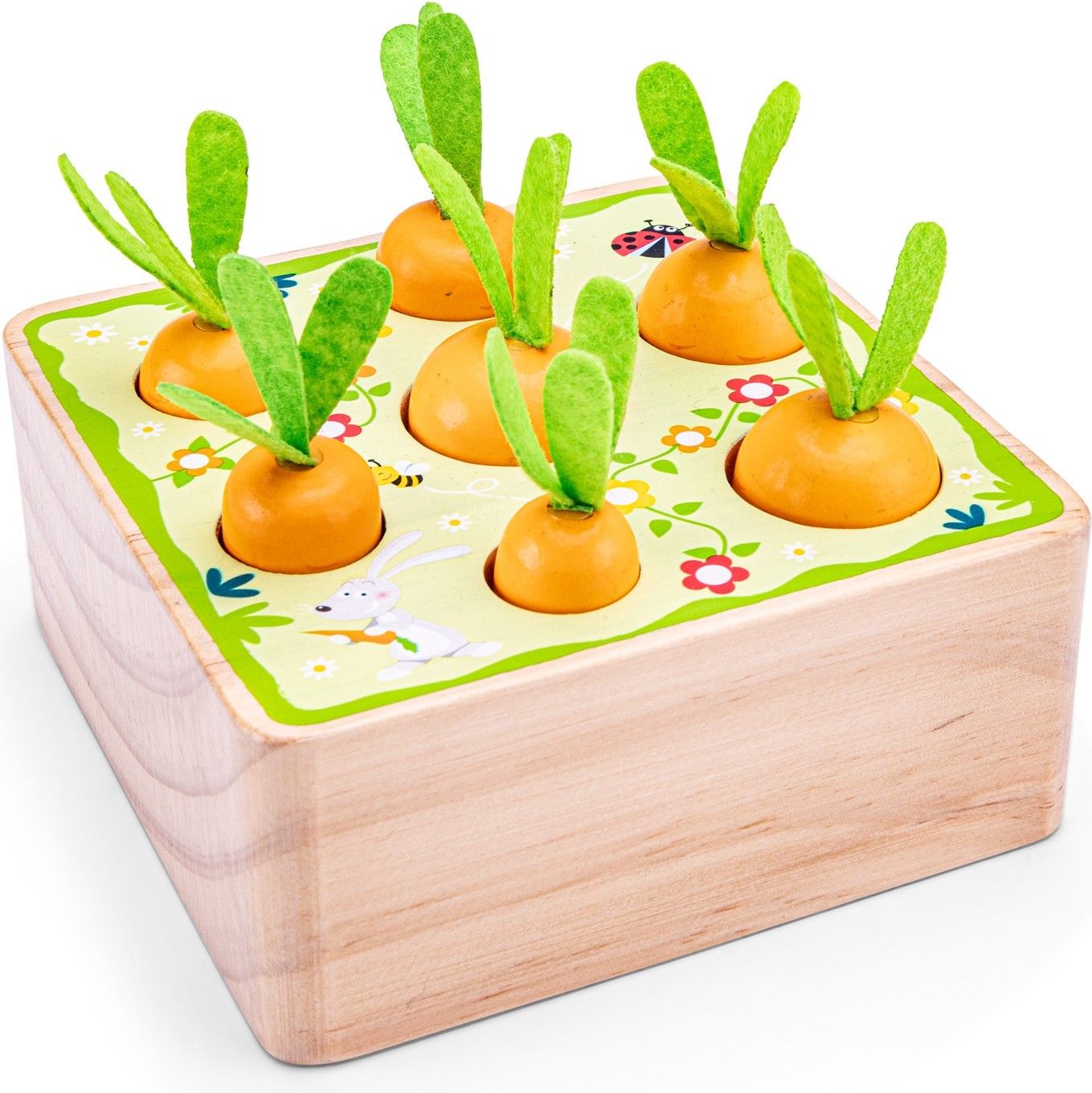 New Classic Toys Dřevěná hra sbírání mrkve - obrázek 1