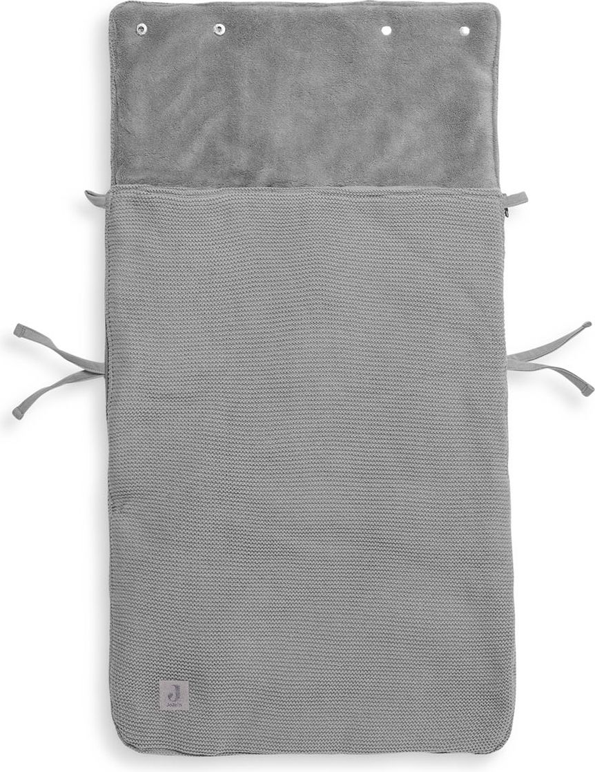 Jollein Fusak do autosedačky Basic Knit Stone Grey - obrázek 1