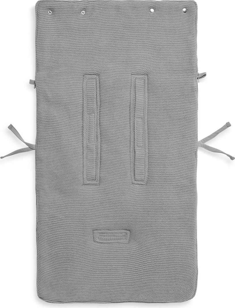 Jollein Fusak do autosedačky Basic Knit Stone Grey - obrázek 4