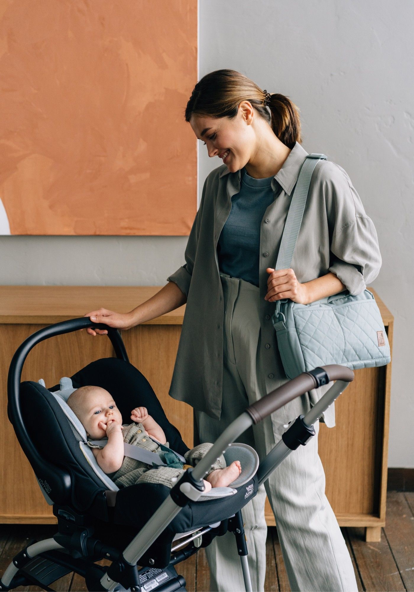 Leokid 3D Prodyšná podložka Baby Newborn Cotton Slate - obrázek 11