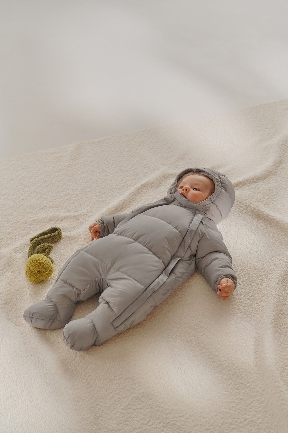 Baby Overall LEOKID Eddy gray mist - 62 - obrázek 4