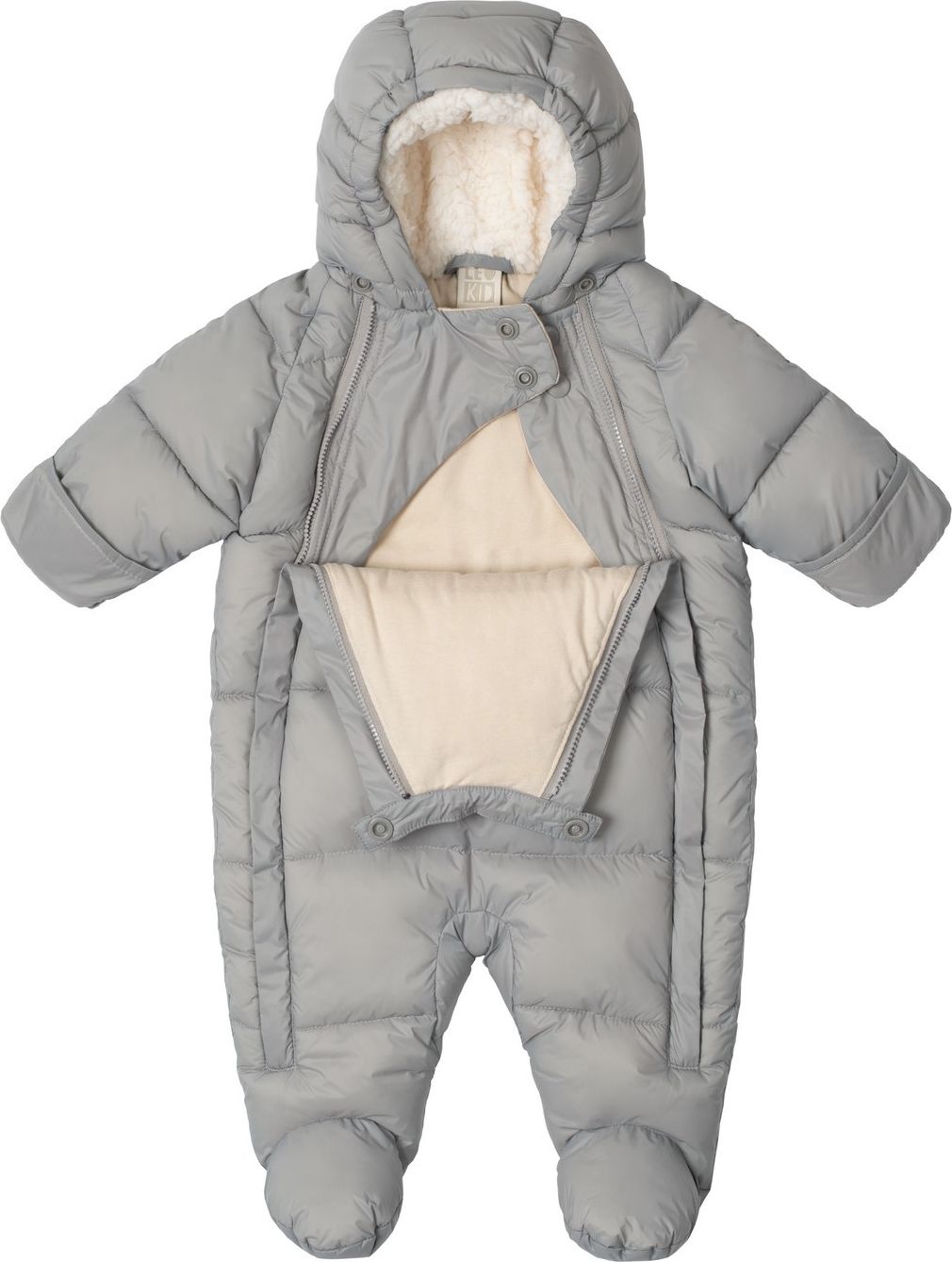 Baby Overall LEOKID Eddy gray mist - 62 - obrázek 6