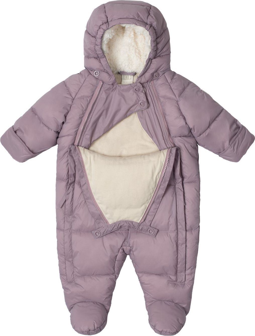 Baby Overall LEOKID Eddy lilac gray - 62 - obrázek 4