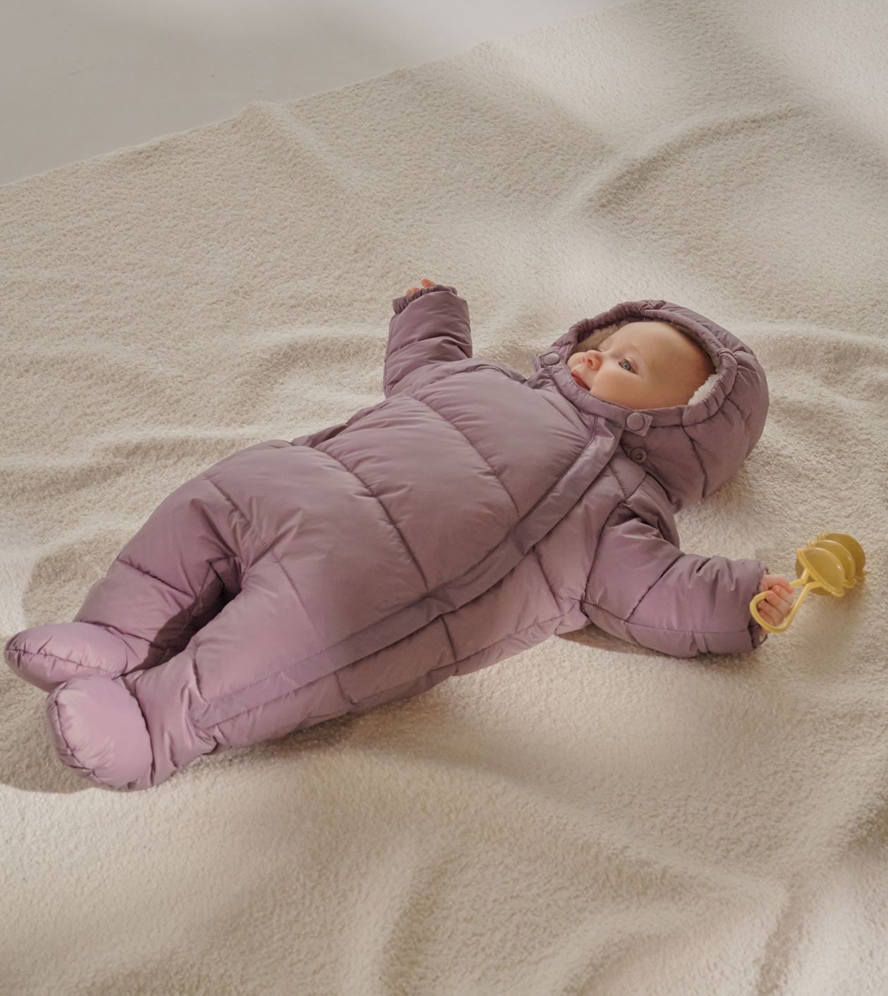 Baby Overall LEOKID Eddy lilac gray - 62 - obrázek 5
