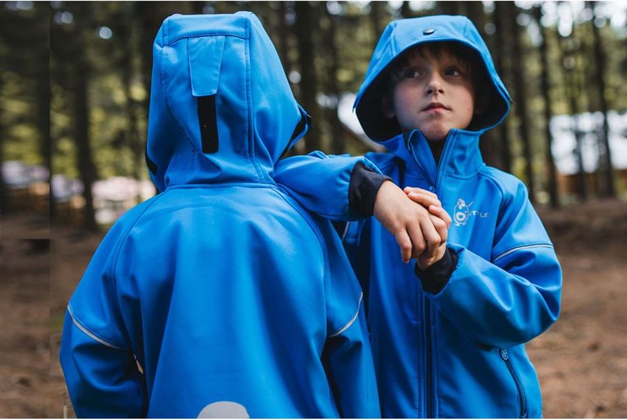 Ostyle DĚTSKÁ SOFTSHELLOVÁ BUNDA IVON II modrá věk: 4 - obrázek 2