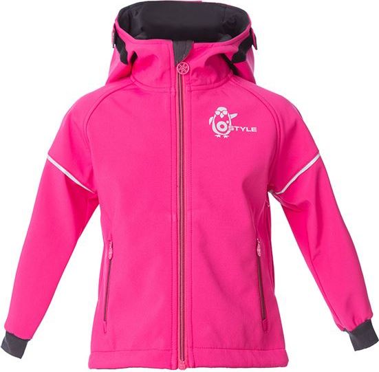 Ostyle DĚTSKÁ SOFTSHELLOVÁ BUNDA IVON II růžová věk: 4 - obrázek 1