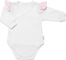 Kojenecká soupravička 3-dílná bavlna - NEW BUNNY růžovo-bílá - vel.62 - obrázek 3