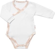 Kojenecká soupravička 3-dílná bavlna - NEW BUNNY béžovo-bílá - vel.62 - obrázek 3