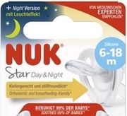 Dudlík silikonový plochý NUK sada 2ks den/noc - KROKODÝL A HVĚZDIČKY kluk - 6-18měs. - obrázek 2