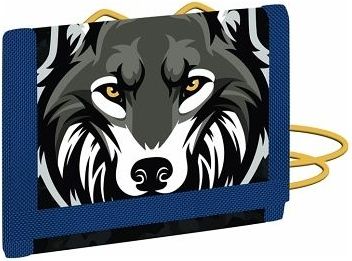 Dětská textilní peněženka vlk - obrázek 1