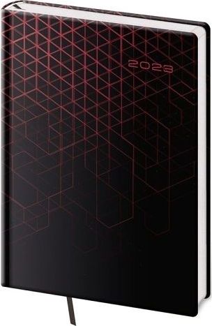 Diář denní A5 Vario Red design 2023 / 14,5cm x 20,5cm / DV422-02-23 - obrázek 1