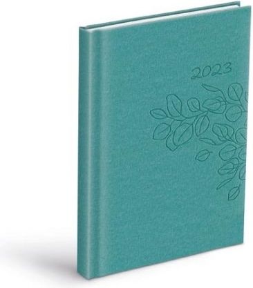 MFP Diář denní D801 PU green 2023 / 14,8cm x 21,2cm / 7781157 - obrázek 1