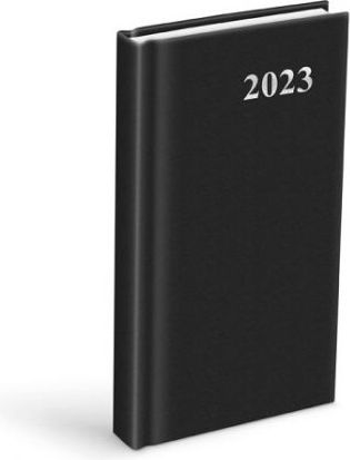 MFP Diář denní D802 PVC Black 2023 / 9cm x 17cm / 7781173 - obrázek 1