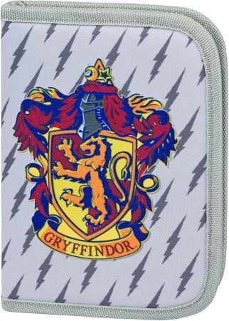 BAAGL Školní penál klasik dvě chlopně Harry Potter Nebelvír - obrázek 1