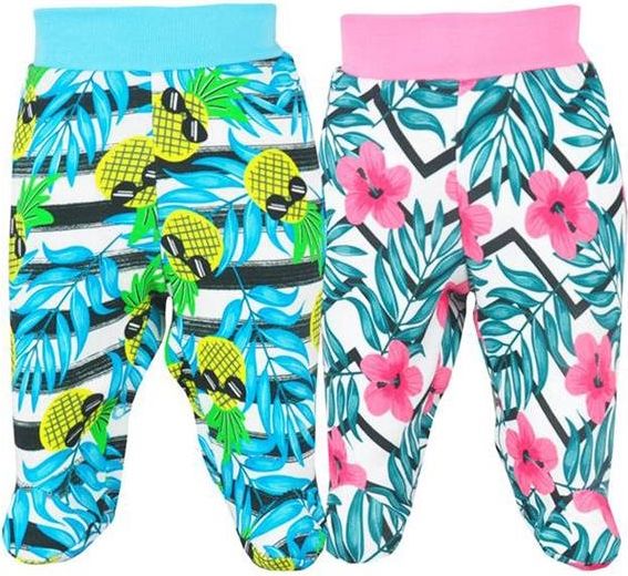 Kojenecké polodupačky Koala Tropical modré&nbsp;-&nbsp;62 (3-6m) - obrázek 2