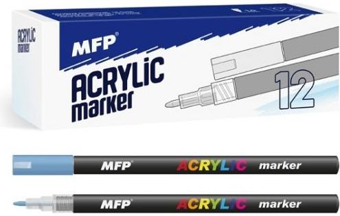 Akrylový popisovač 1mm - tyrkysový - obrázek 1