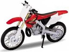 Welly Motocykl Honda CR250R 1:18 červená - obrázek 1