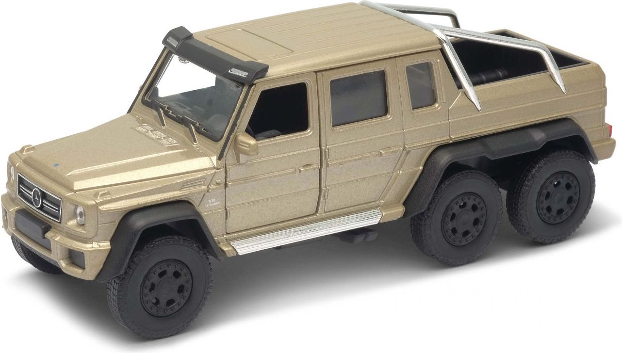 Welly Mercedes-Benz G63 AMG 6x6 1:34 černý - obrázek 2