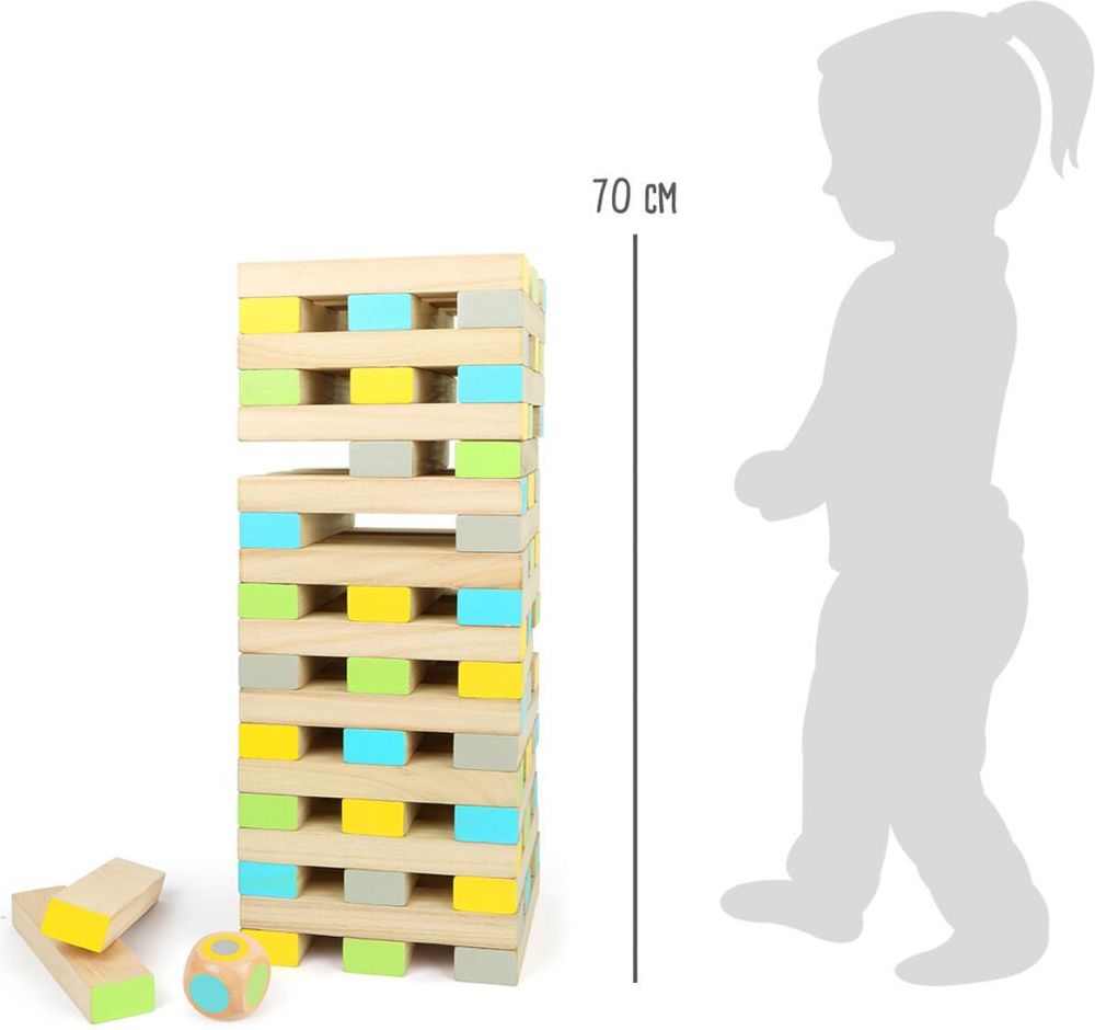 Small foot by Legler Small Foot Jenga věž XXL - poškozený obal - obrázek 5