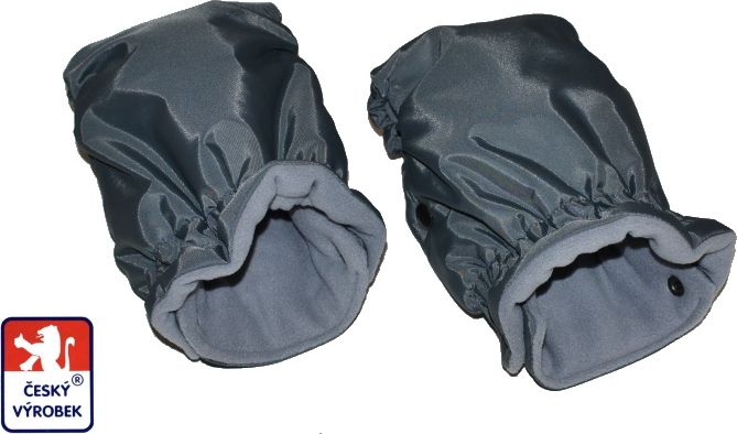 Zimní fusak do kočárku s rukávníkem Dětský svět WINTER SPORT grey/light grey - obrázek 2
