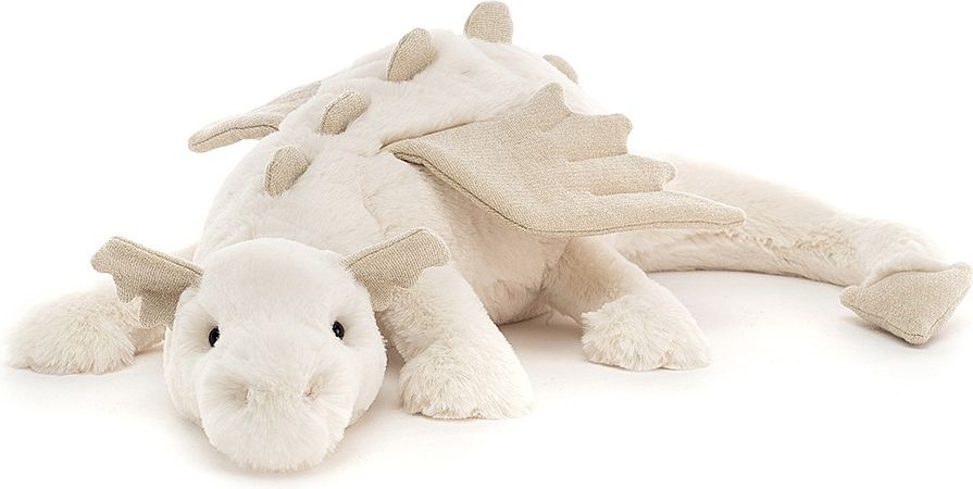 PLYŠOVÝ DRAK JELLYCAT, SNOW, 50 CM - obrázek 1