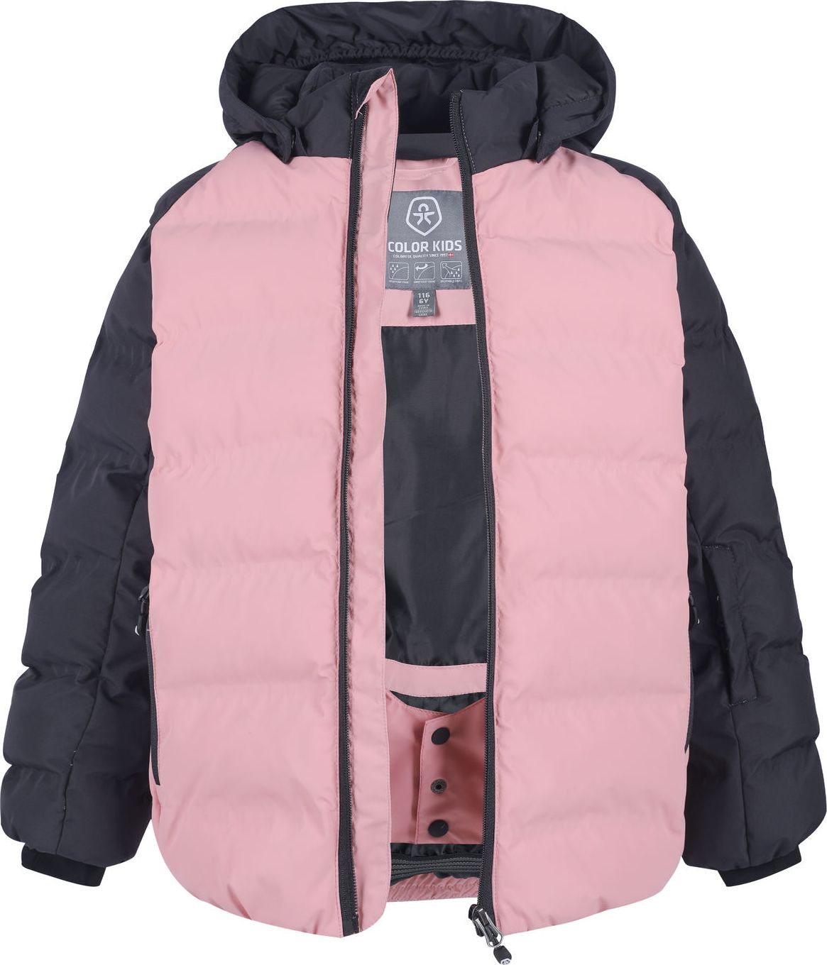 DĚTSKÁ ZIMNÍ LYŽAŘSKÁ BUNDA COLOR KIDS, AF 10.000, ZEPHYR Velikost: 104 - obrázek 2