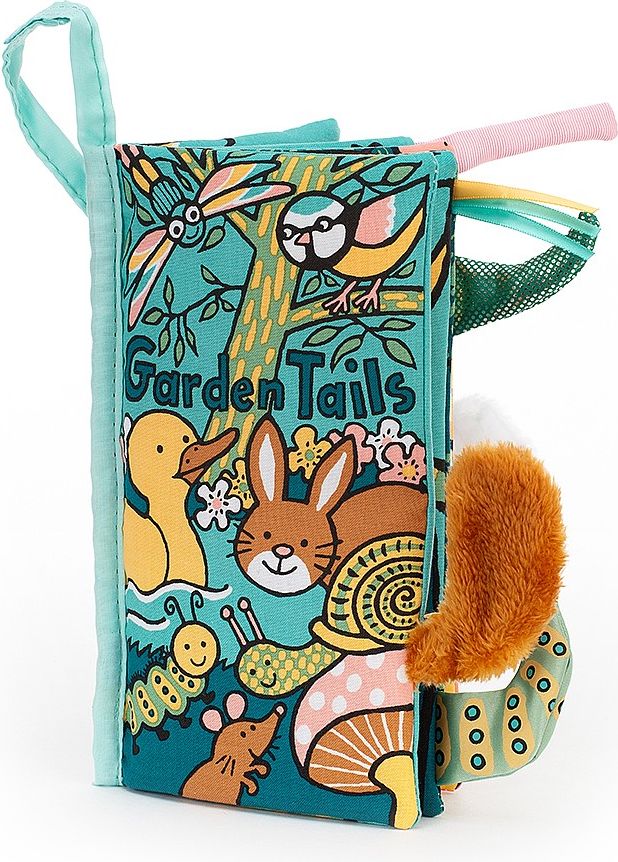 TEXTILNÍ KNÍŽKA JELLYCAT, ZVÍŘÁTKA ZE ZAHRADY - obrázek 1