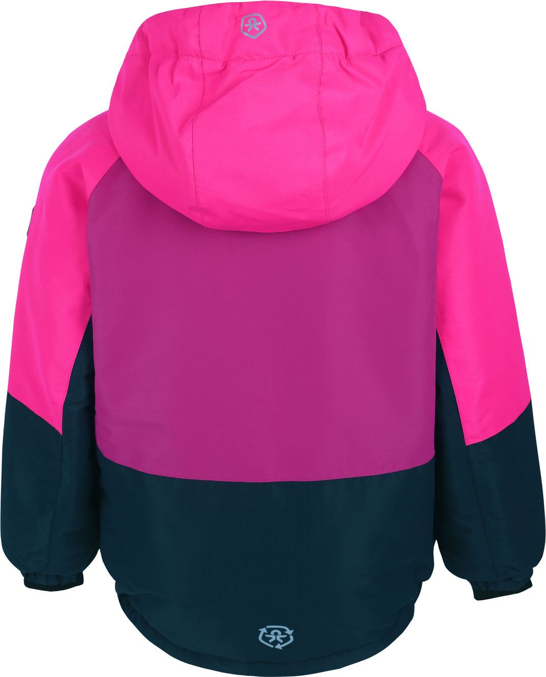 DĚTSKÁ ZIMNÍ LYŽAŘSKÁ BUNDA COLOR KIDS, AF 10.000 COLORBLOCK FESTIVAL FUCHSIA Velikost: 104 - obrázek 3