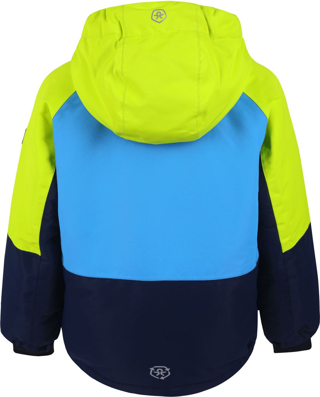 DĚTSKÁ ZIMNÍ LYŽAŘSKÁ BUNDA COLOR KIDS, AF 10.000 COLORBLOCK BLUE Velikost: 104 - obrázek 3
