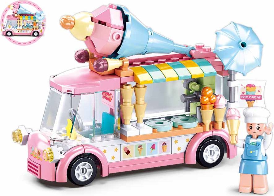Sluban Girls Dream M38-B0993A Mobilní zmrzlinový stánek - obrázek 2