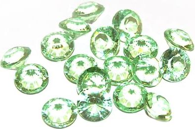 Hrací kamínky - diamanty, barva zlatá - obrázek 3